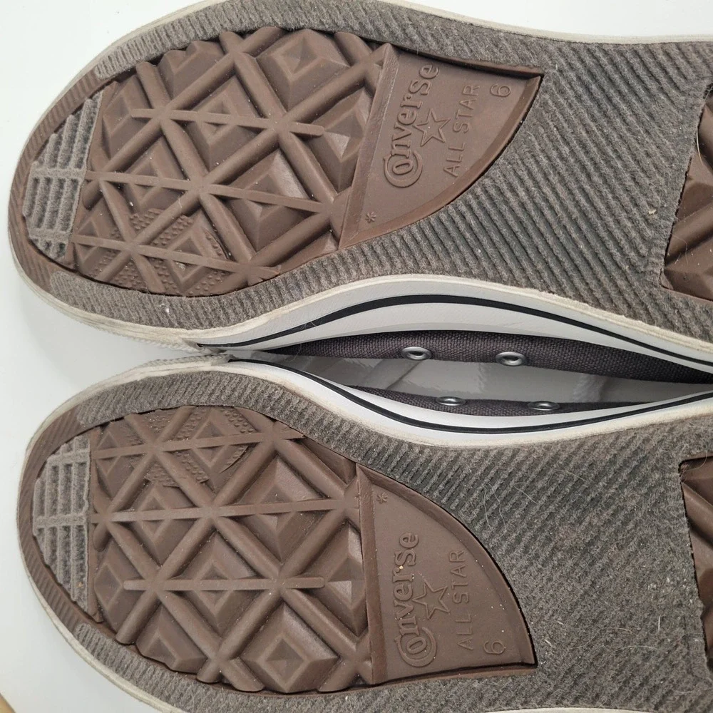Converse Chuck Taylor All Star Unisex 6M‎ 8W Gray Low Top Canvas Sneakers 1J794 - Picture 12 of 14